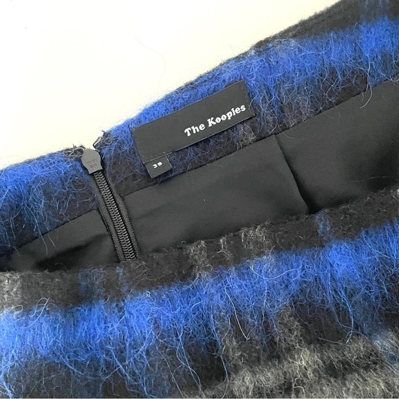 The Kooples Wool Mohair Plaid Mini Skirt - Picture 4 of 6